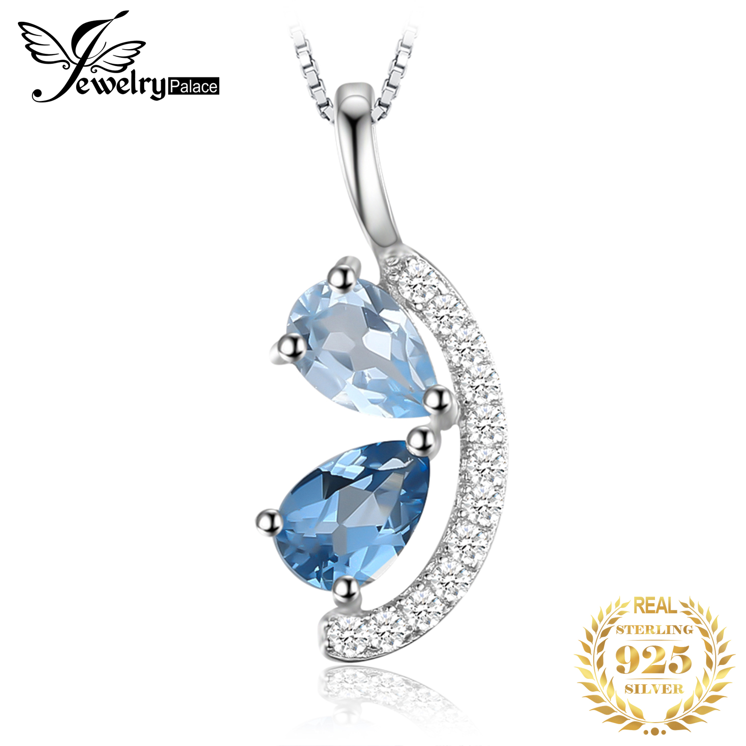 Women'S Fashion London - JewelryPalace Natural Sky London Blue Topaz