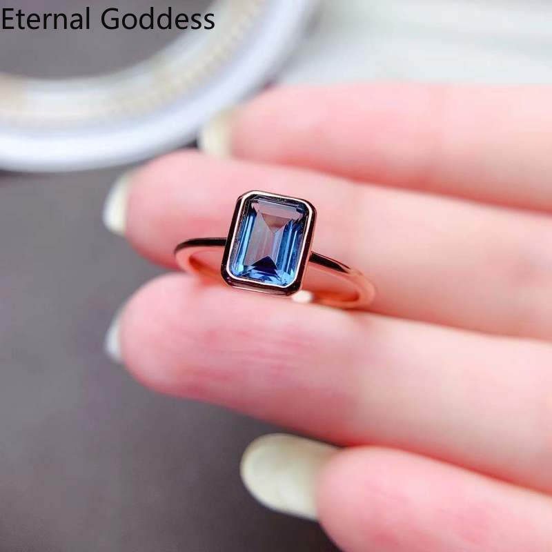 Women'S Fashion London - 925 Sterling Silver 5*7mm Natural London