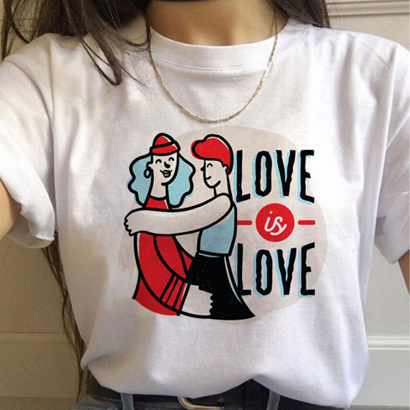 Lgbt Rainbow Harajuku T Shirt  - Women'S Fashion From The 90S review and price
