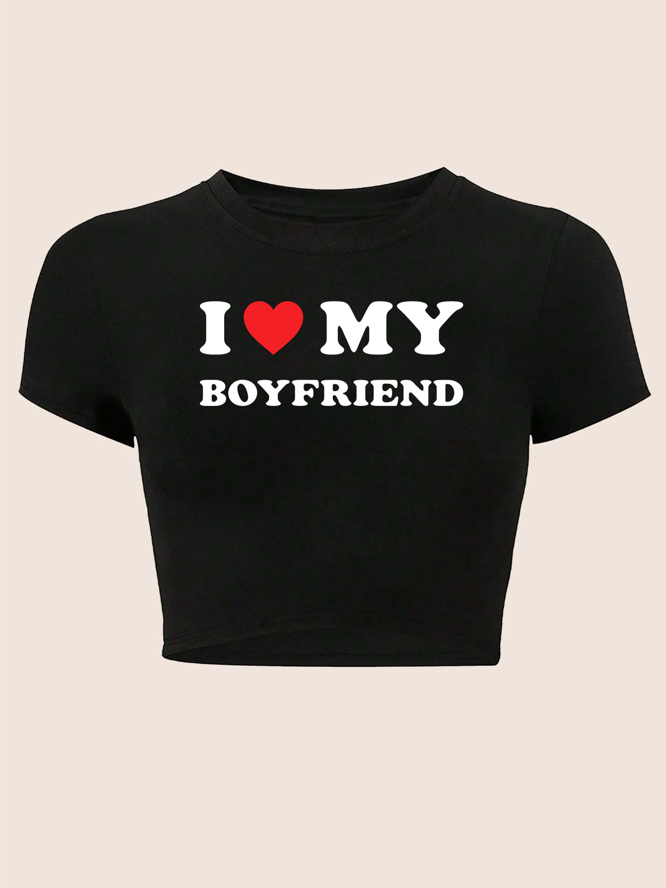 Letter Print Short Sleeve Roun - Women'S Fashion From The 90S review and price