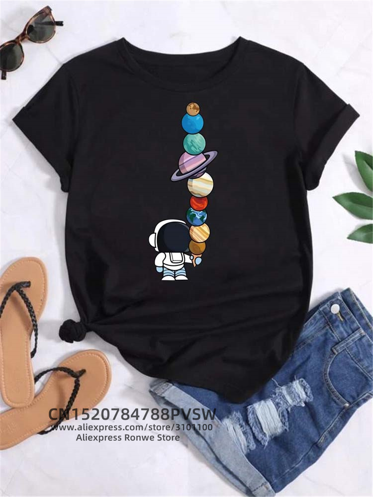 Women Funny Moon Space Planet  - Women'S Fashion From The 90S review and price