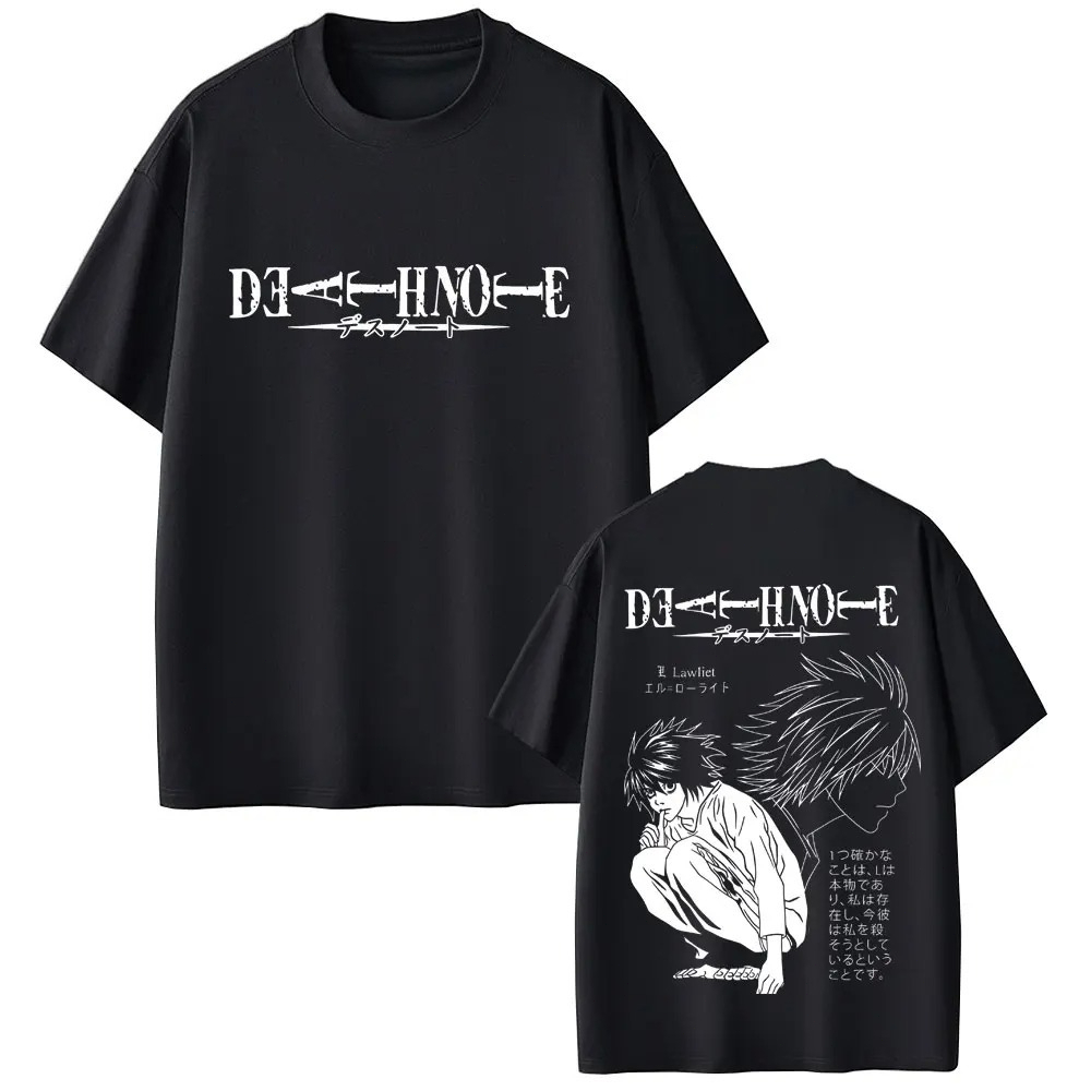 2026 Anime Death Note T-shirt  - Women'S Fashion From The 90S review and price