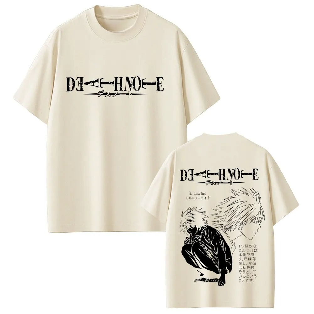 2026 Anime Death Note T-shirt  - Women'S Fashion From The 90S review and price
