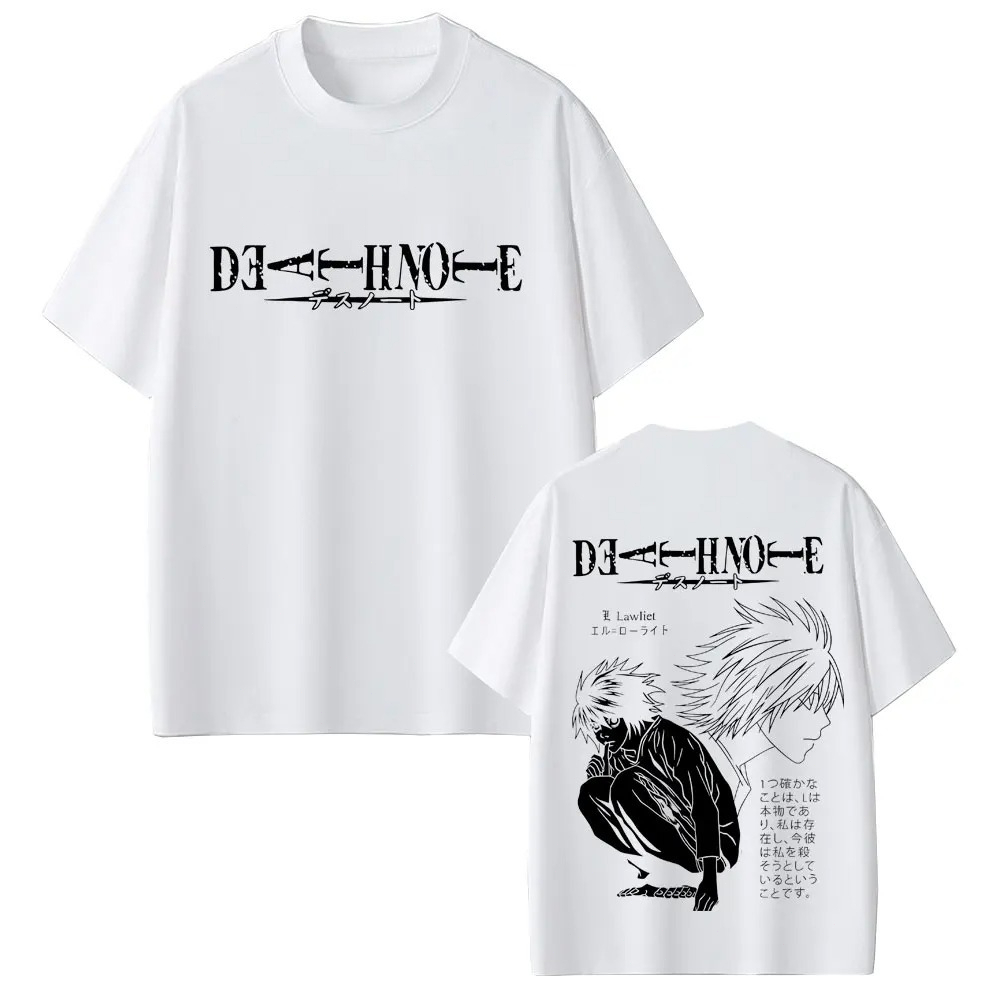 2026 Anime Death Note T-shirt  - Women'S Fashion From The 90S review and price