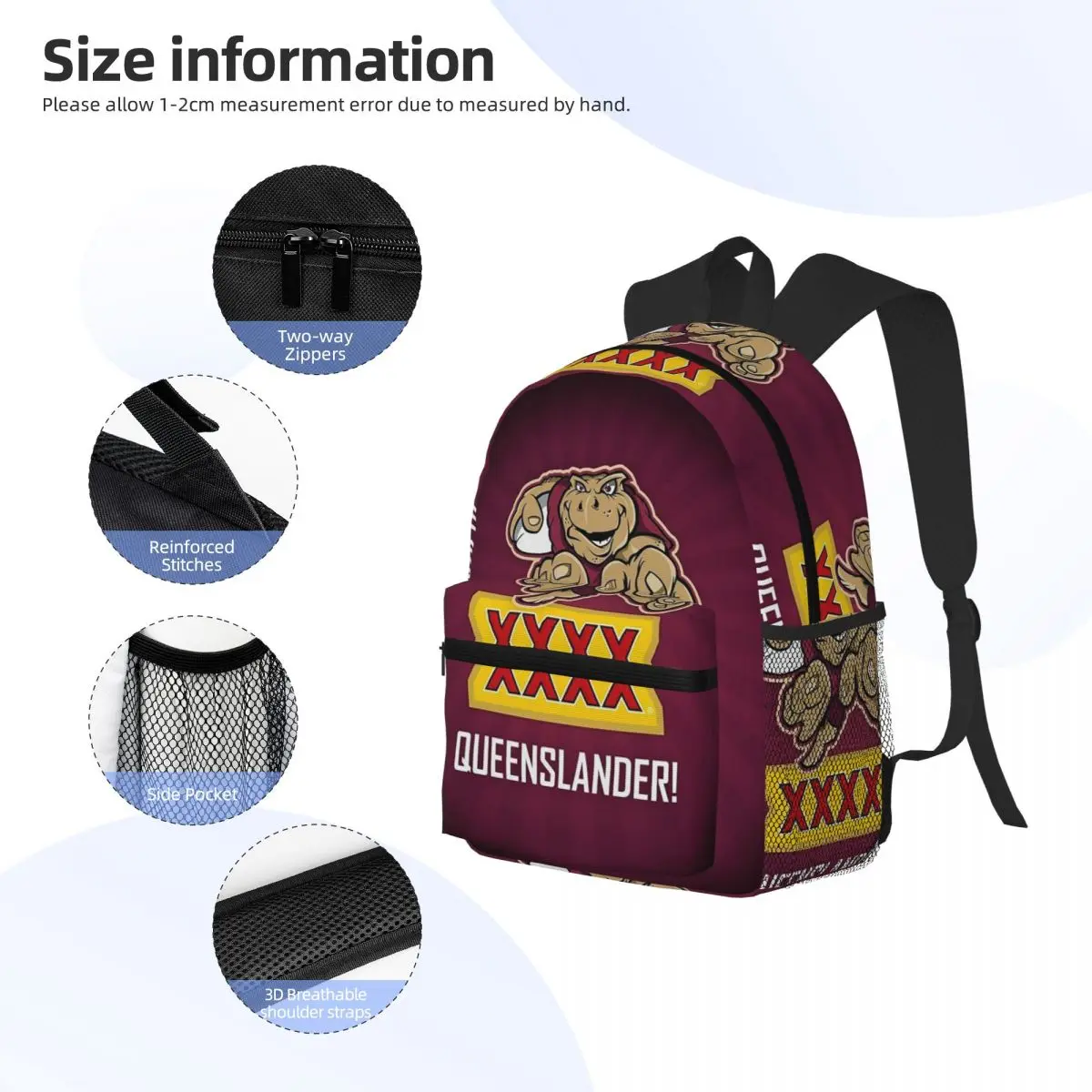 Queensland Maroons Student Bac - Women'S Fashion Queensland review and price