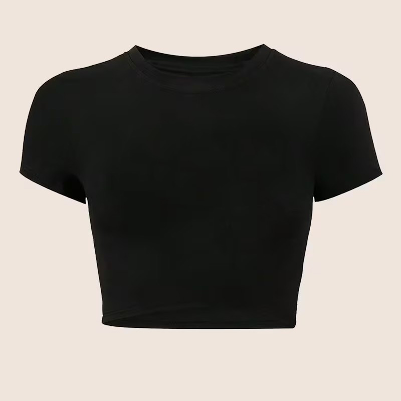 Spring Summer Crew Neck Croppe - Women'S Fashion From The 90S review and price
